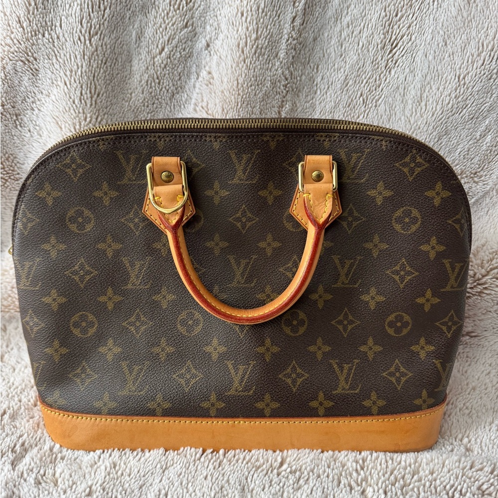 Louis Vuitton Vintage Alma Brown Monogram Handbag